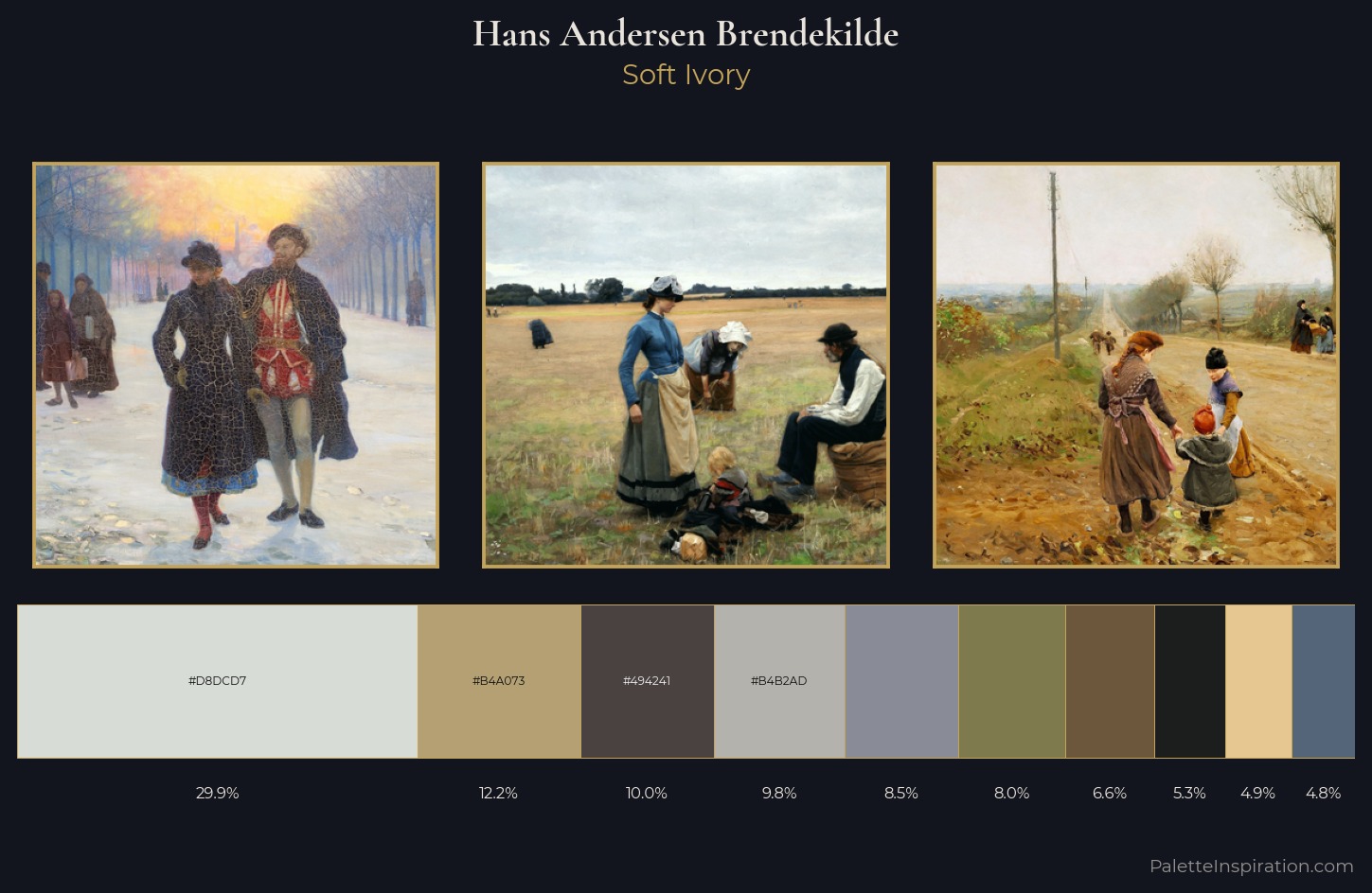 Hans Andersen Brendekilde Palette 2 — Soft Ivory