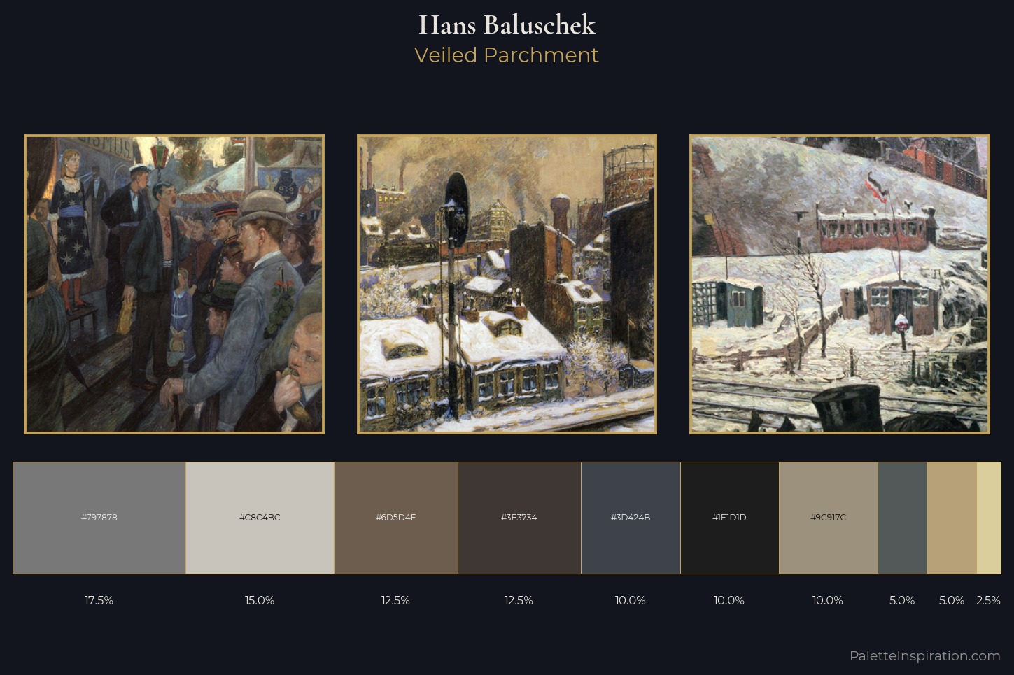Hans Baluschek Master Palette