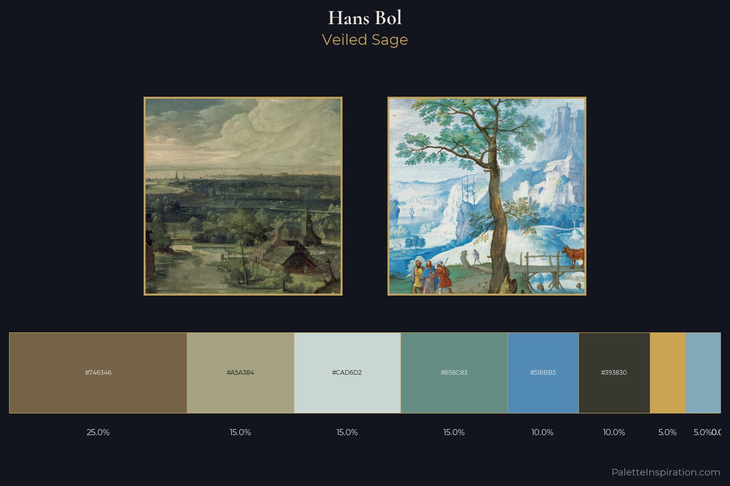 Hans Bol Master Palette — Veiled Sage