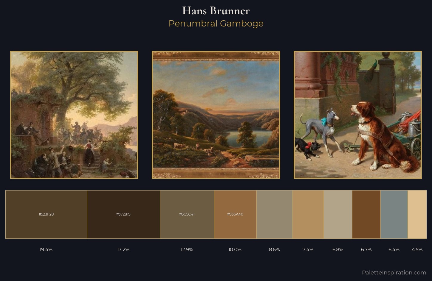 Hans Brunner Palette 3 — Penumbral Gamboge