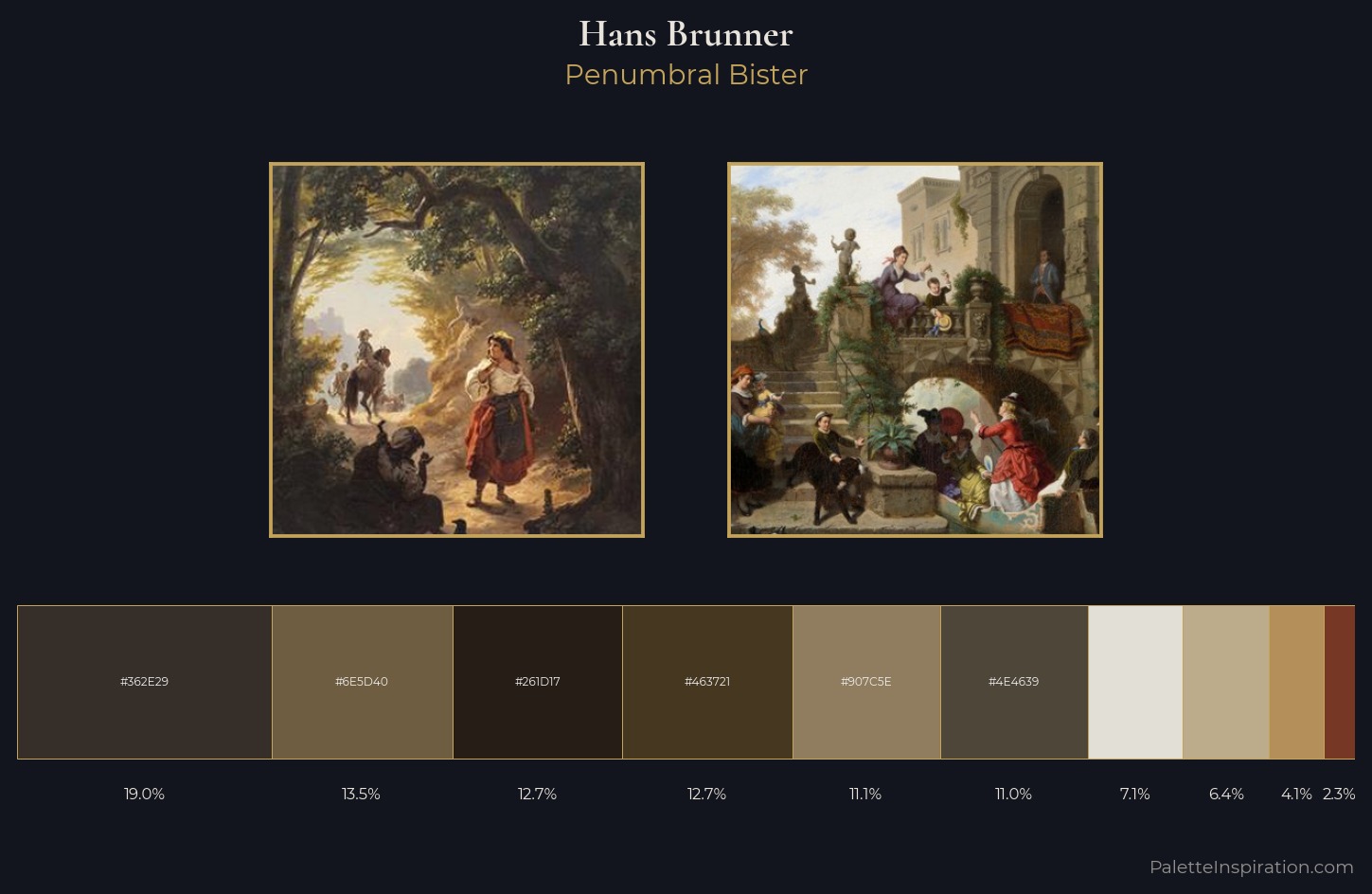 Hans Brunner Palette 4 — Penumbral Bister