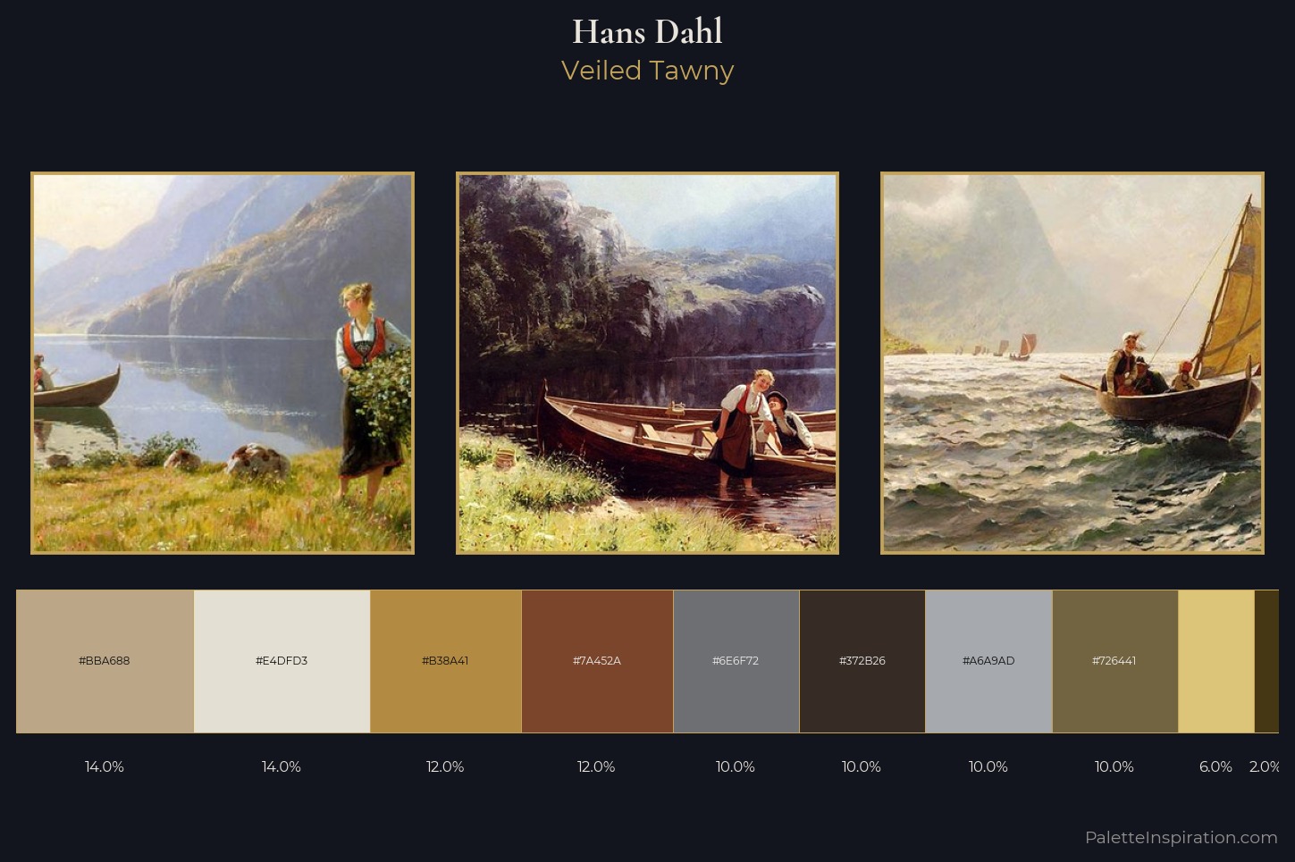 Hans Dahl Master Palette — Veiled Tawny