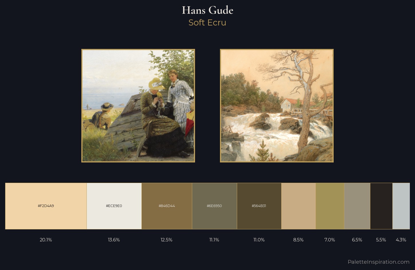Hans Gude Palette 2 — Soft Ecru