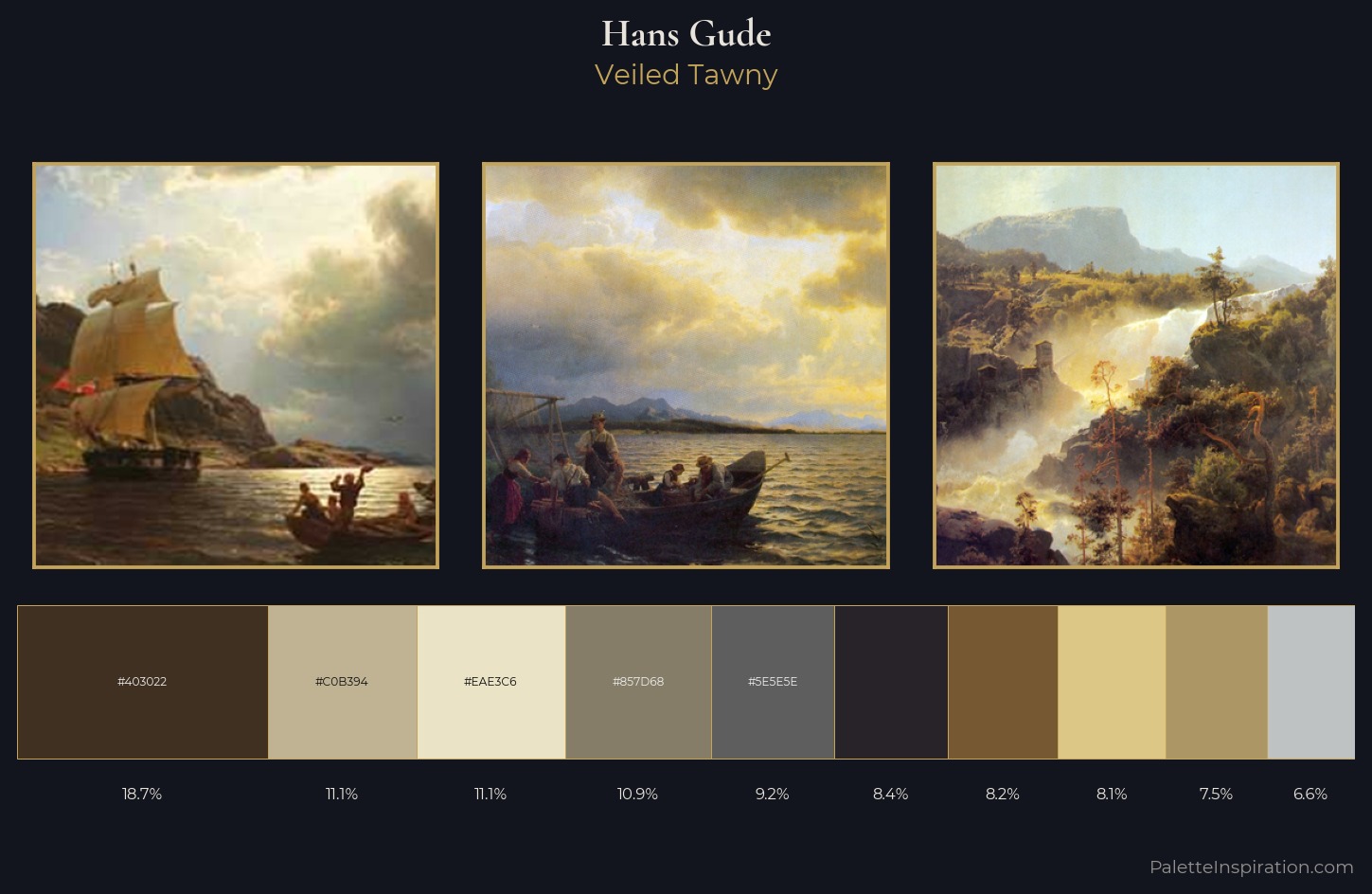 Hans Gude Palette 5 — Veiled Tawny