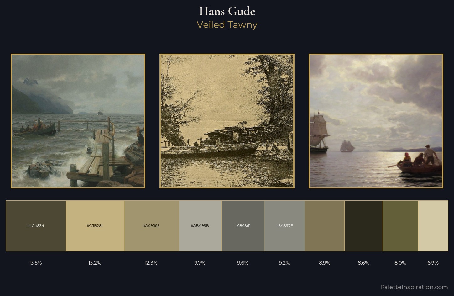Hans Gude Palette 7 — Veiled Tawny