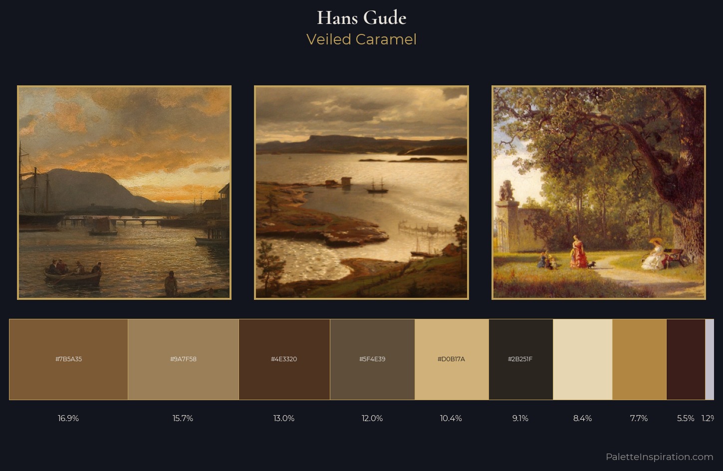Hans Gude Palette 9 — Veiled Caramel