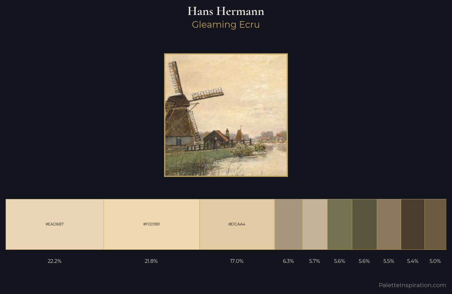 Hans Hermann Palette 1 — Gleaming Ecru