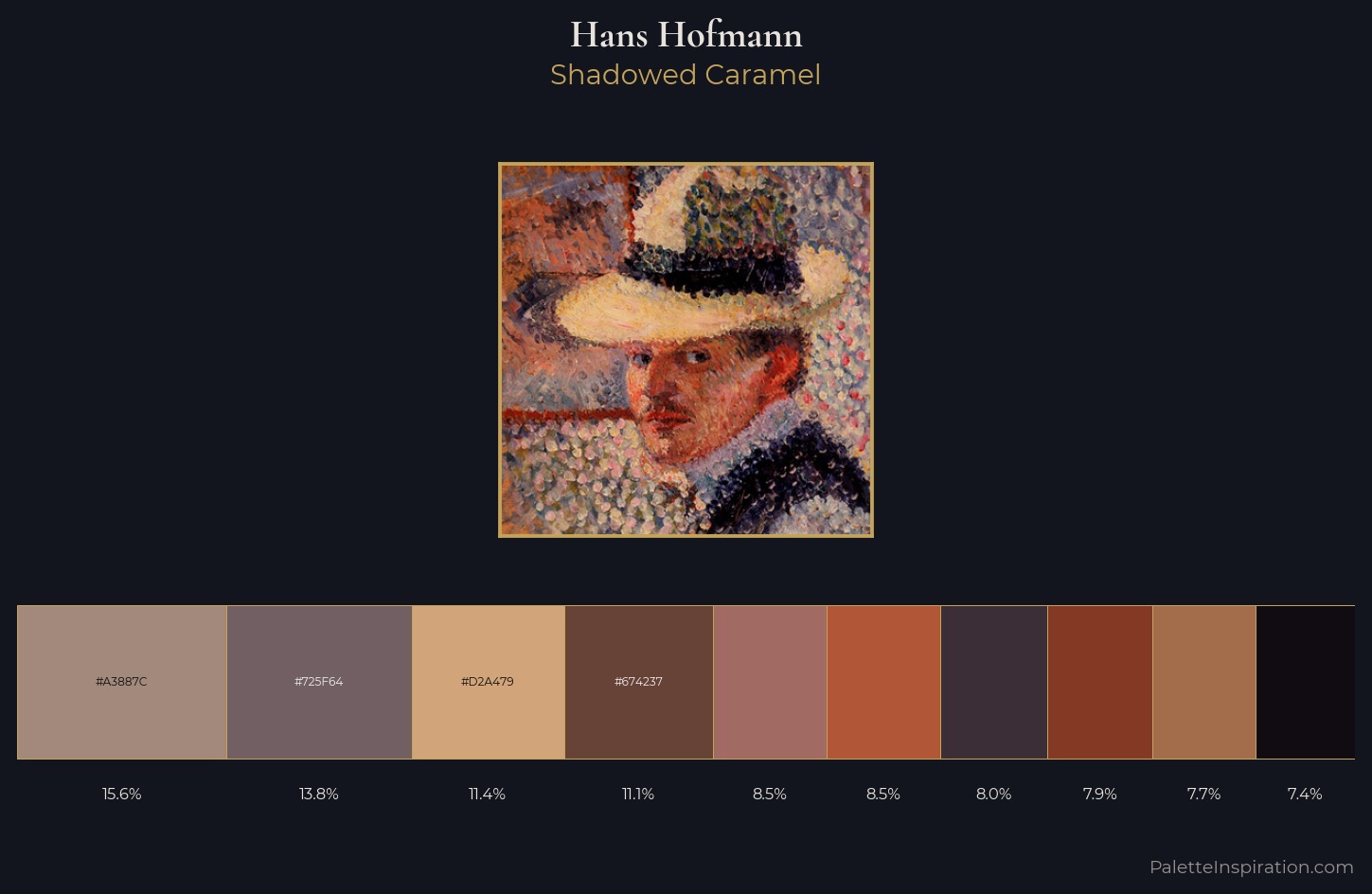Hans Hofmann Palette 1 — Shadowed Caramel