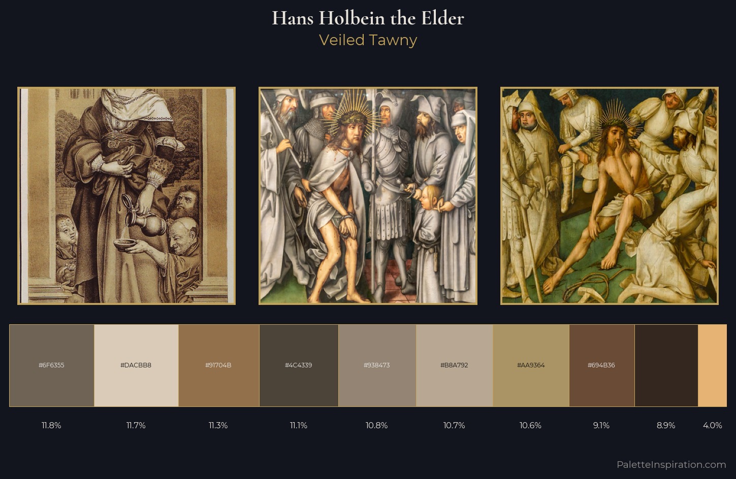 Hans Holbein the Elder Palette 2 — Veiled Tawny