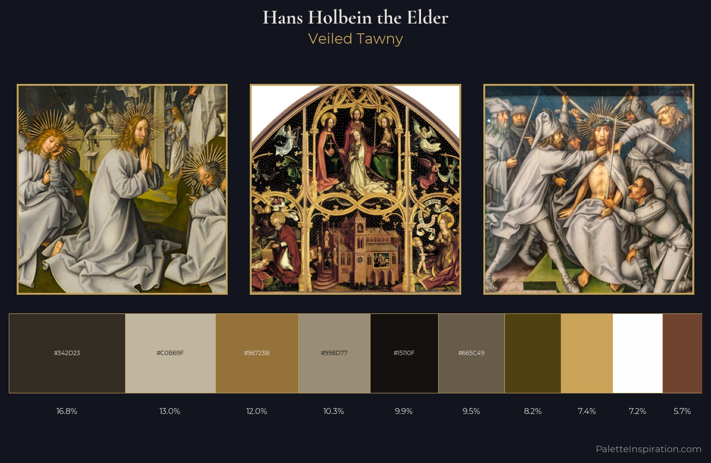 Hans Holbein the Elder Palette 4 — Veiled Tawny