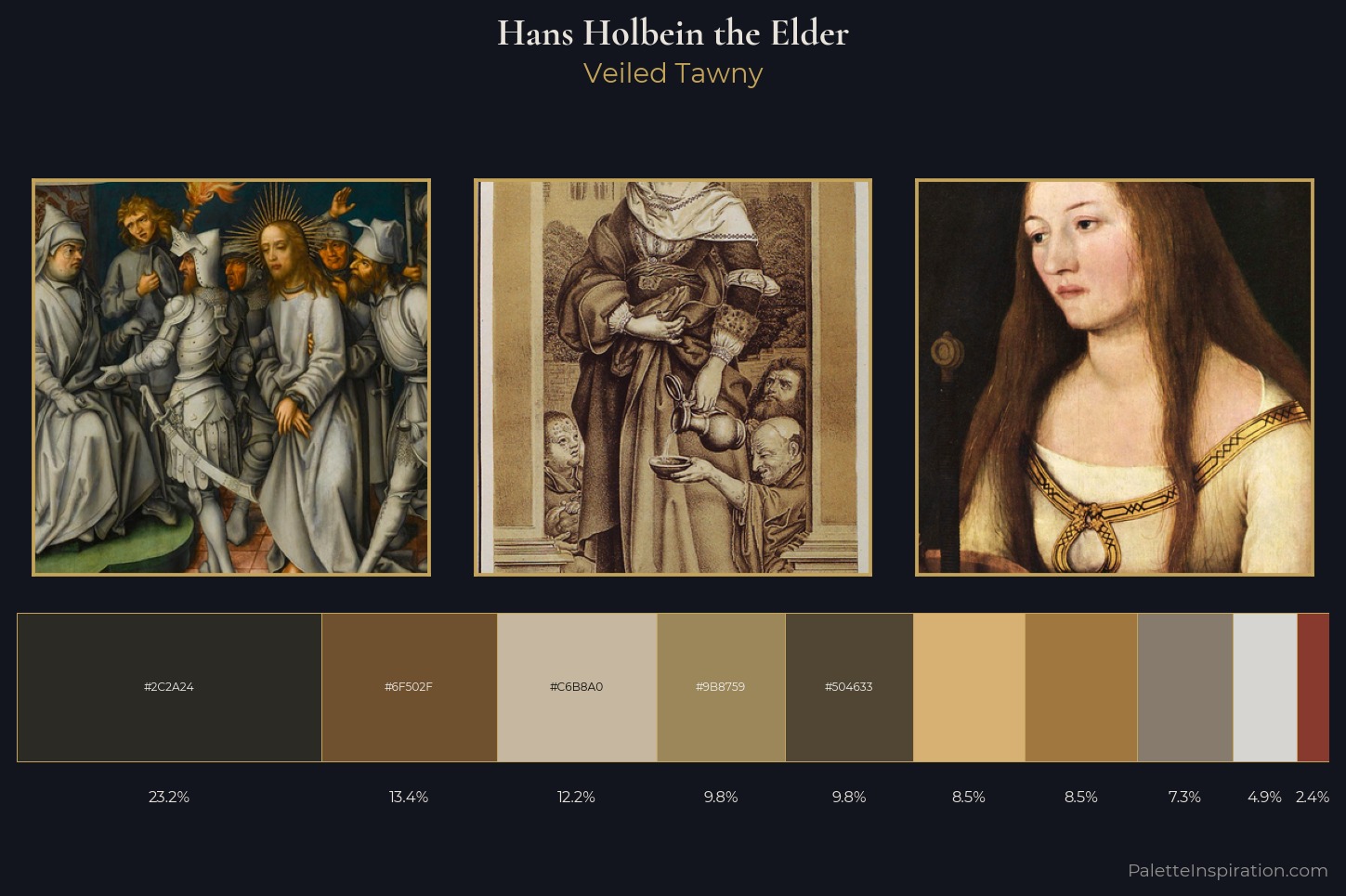 Hans Holbein the Elder Master Palette — Veiled Tawny