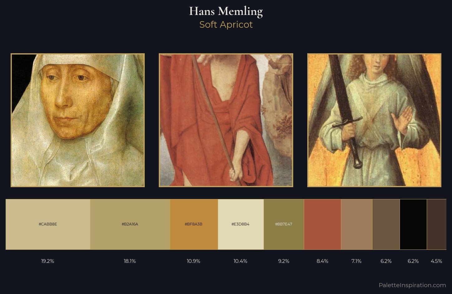 Hans Memling Palette 3 — Soft Apricot