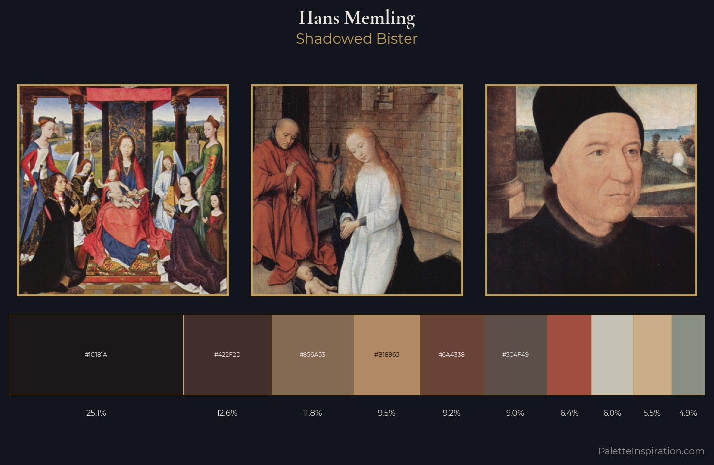 Hans Memling Palette 7 — Shadowed Bister