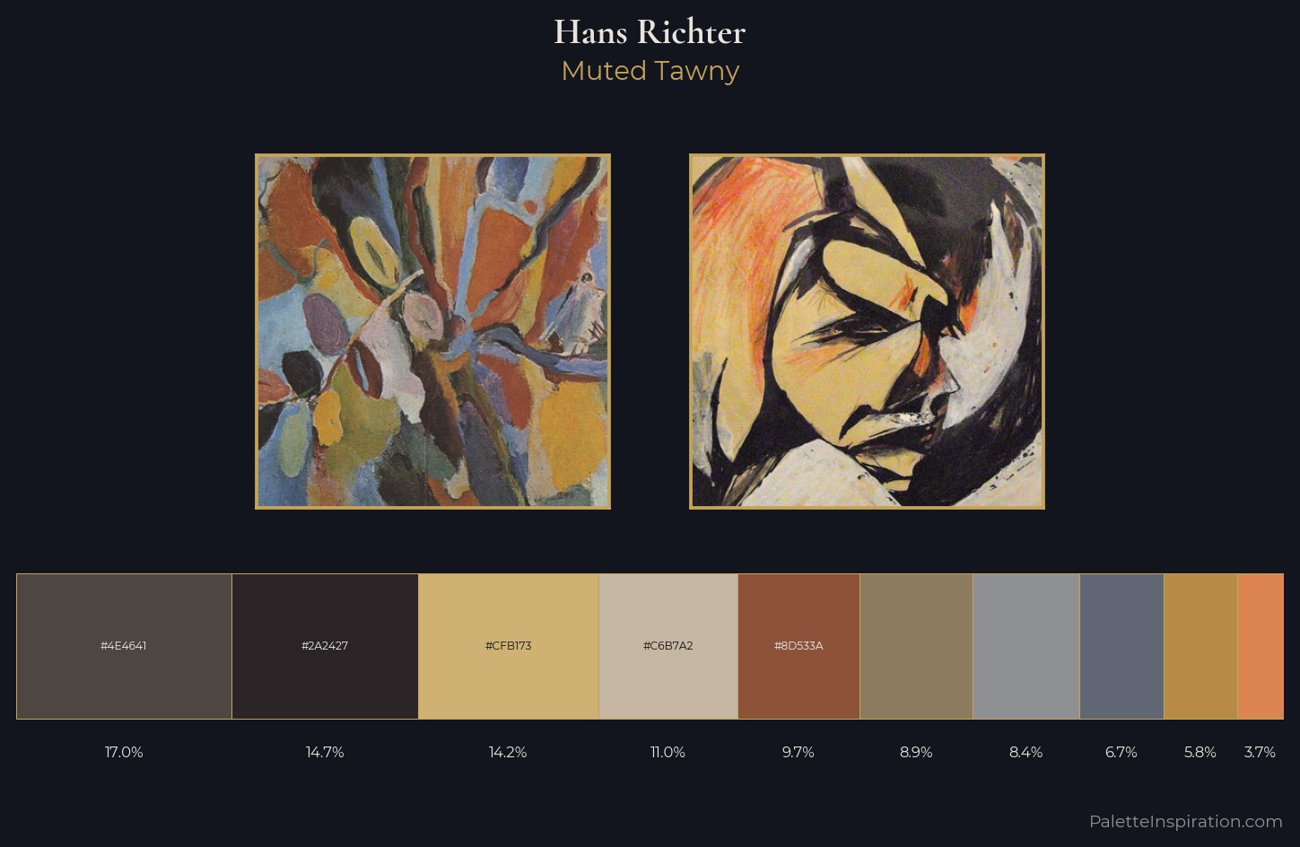 Hans Richter Palette 1 — Muted Tawny