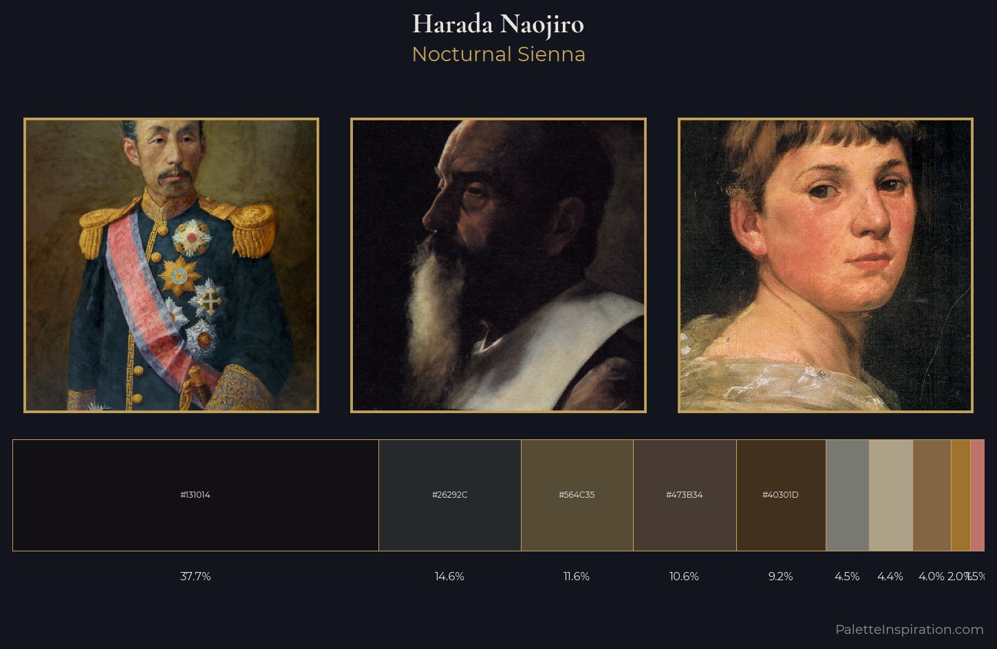 Harada Naojiro Palette 3 — Nocturnal Sienna