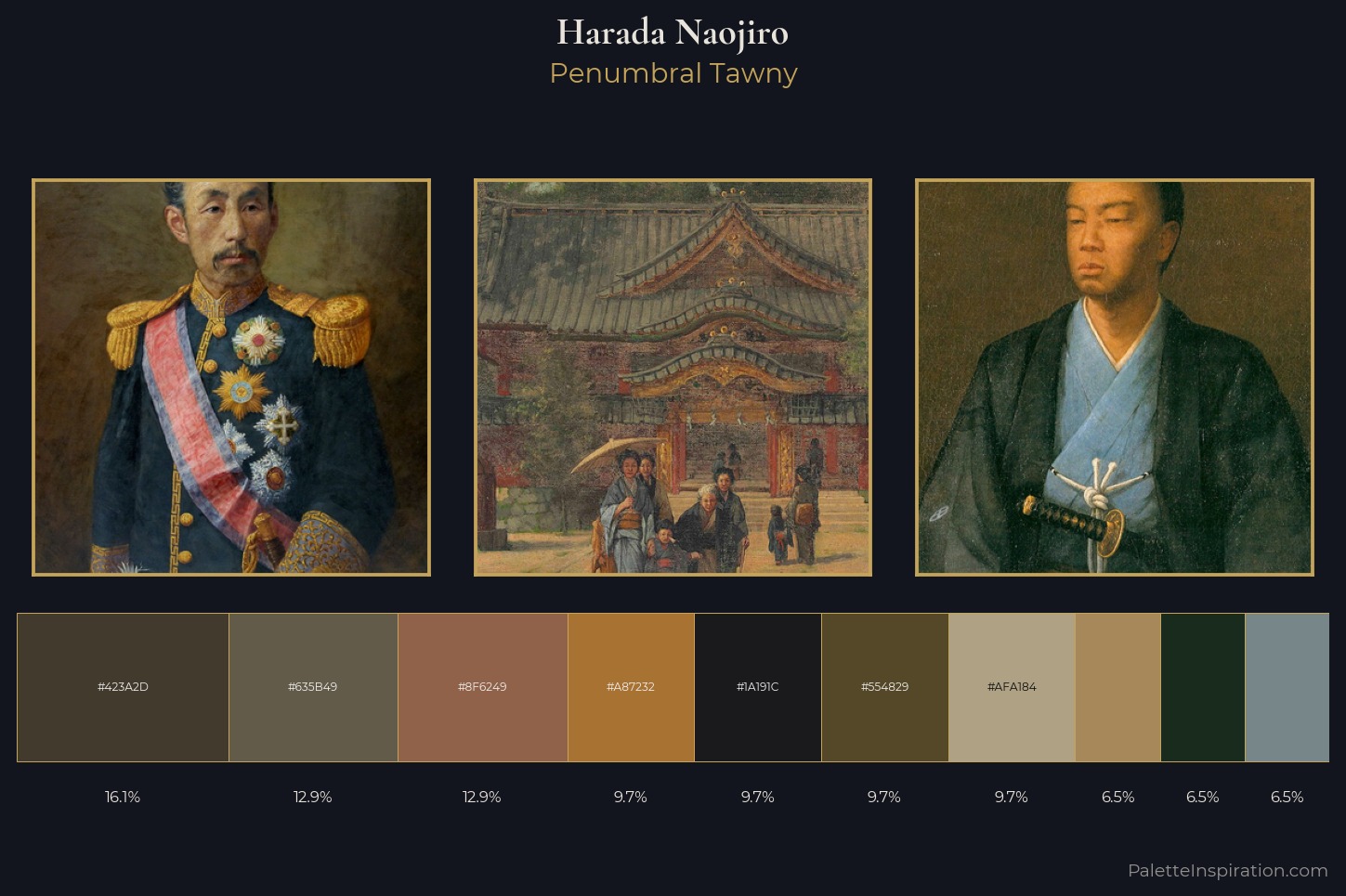 Harada Naojiro Master Palette — Penumbral Tawny