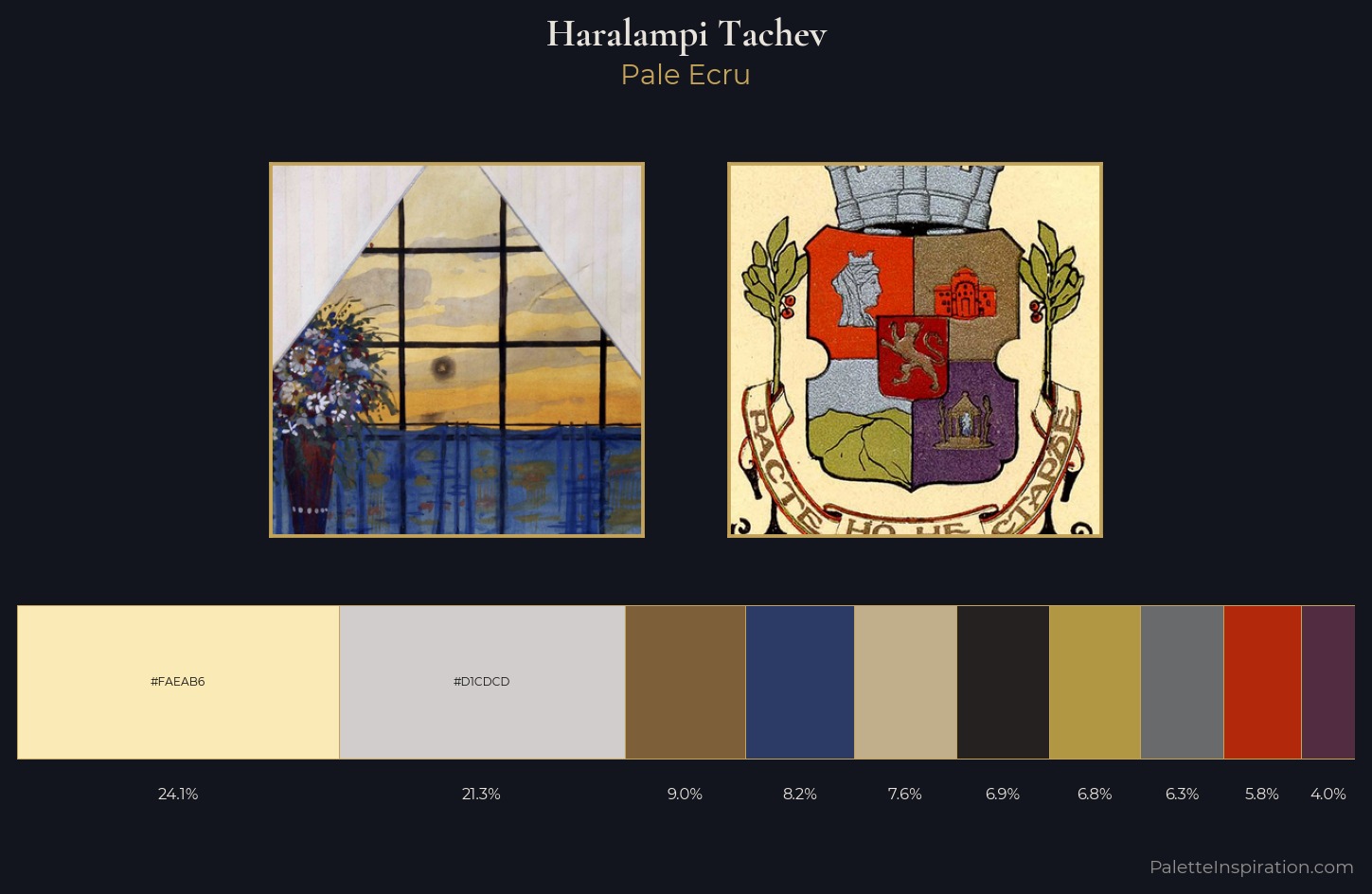 Haralampi Tachev Palette 3 — Pale Ecru
