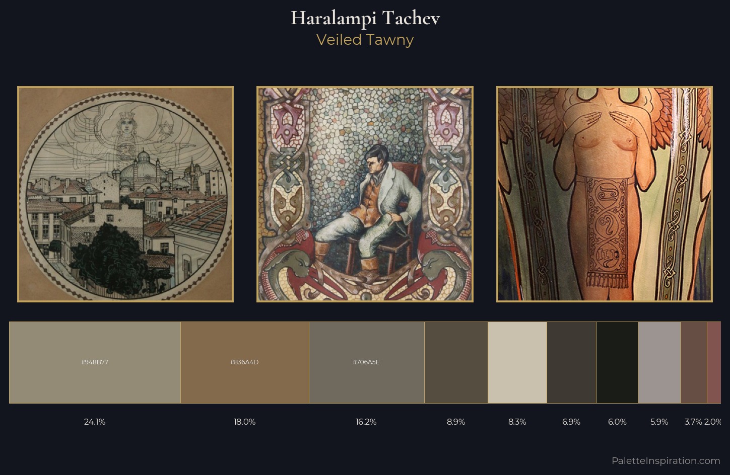 Haralampi Tachev Palette 4 — Veiled Tawny