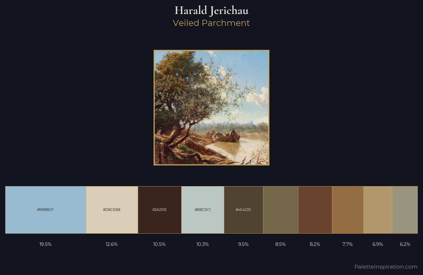 Harald Jerichau Palette 1 — Veiled Parchment