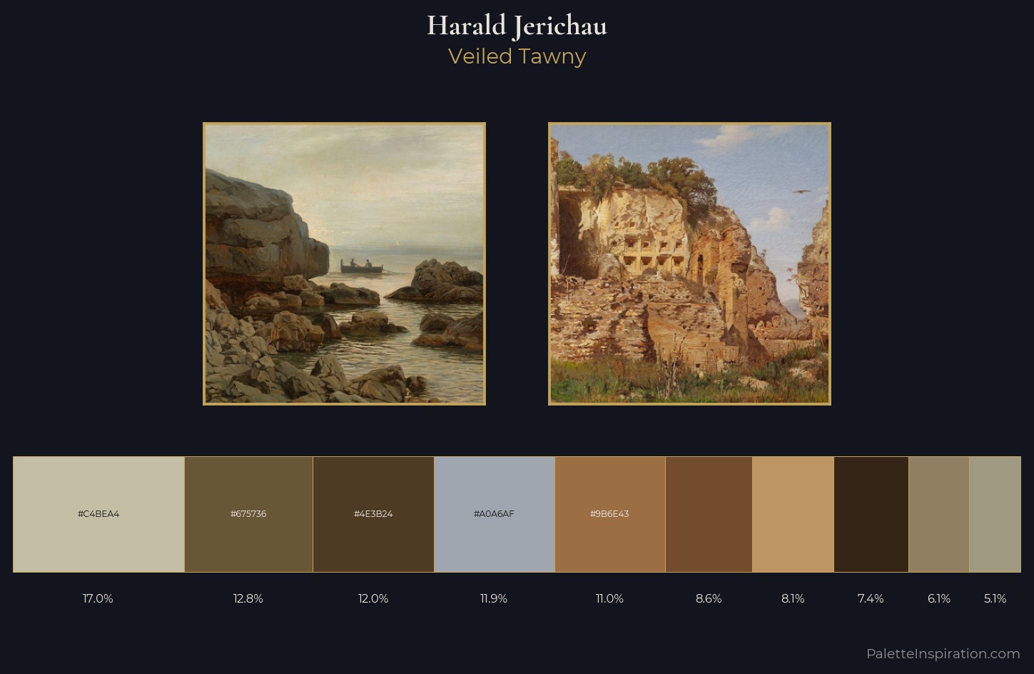 Harald Jerichau Palette 3 — Veiled Tawny