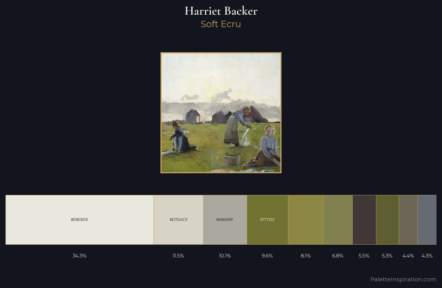 Harriet Backer Palette 2 — Soft Ecru