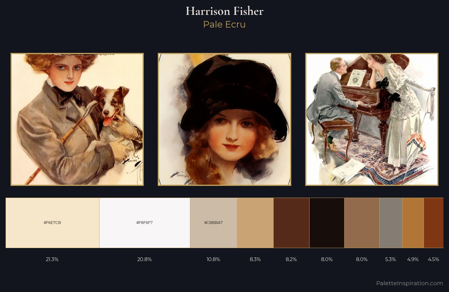 Harrison Fisher Palette 5 — Pale Ecru