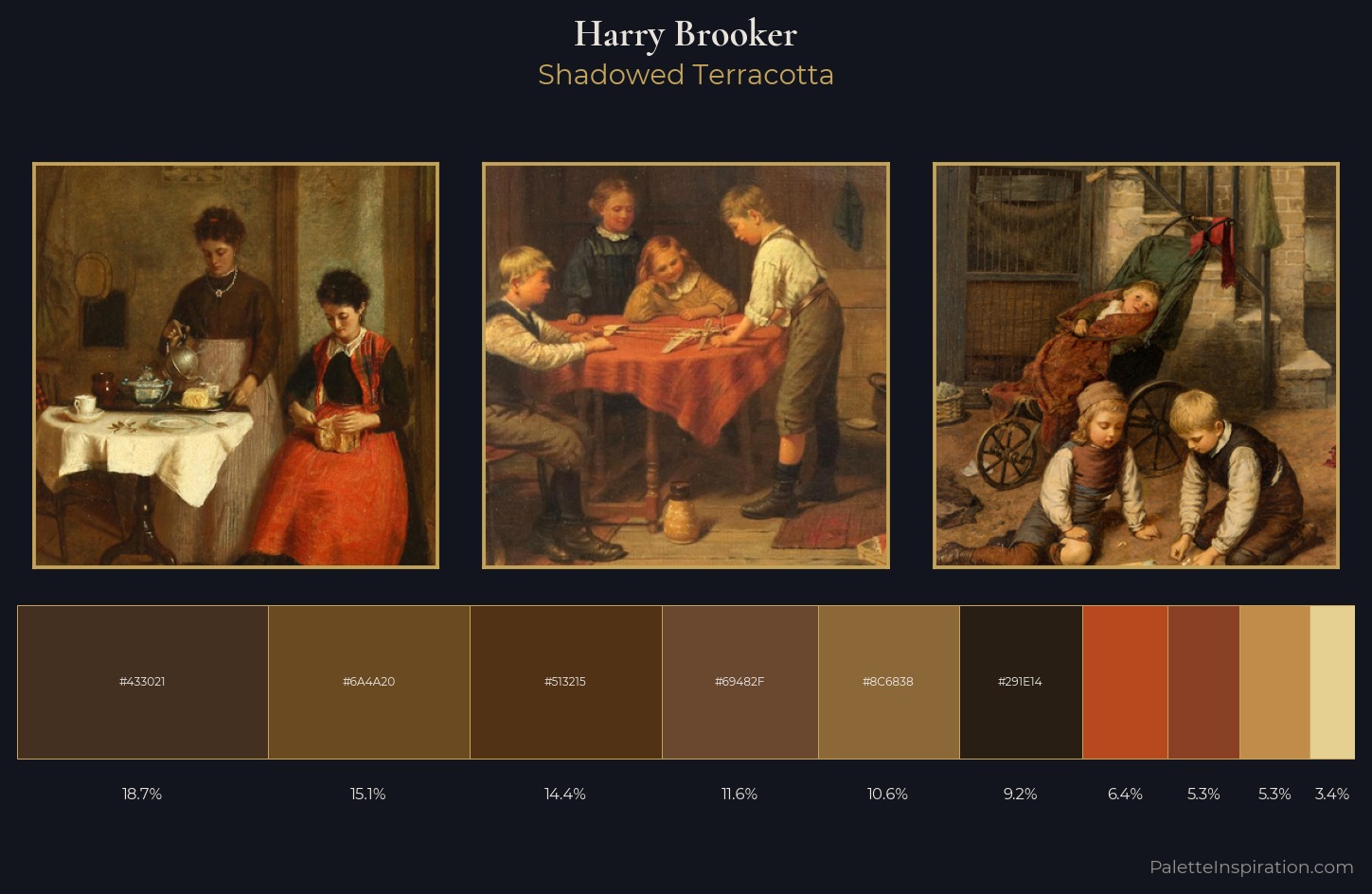 Harry Brooker Palette 2 — Shadowed Terracotta
