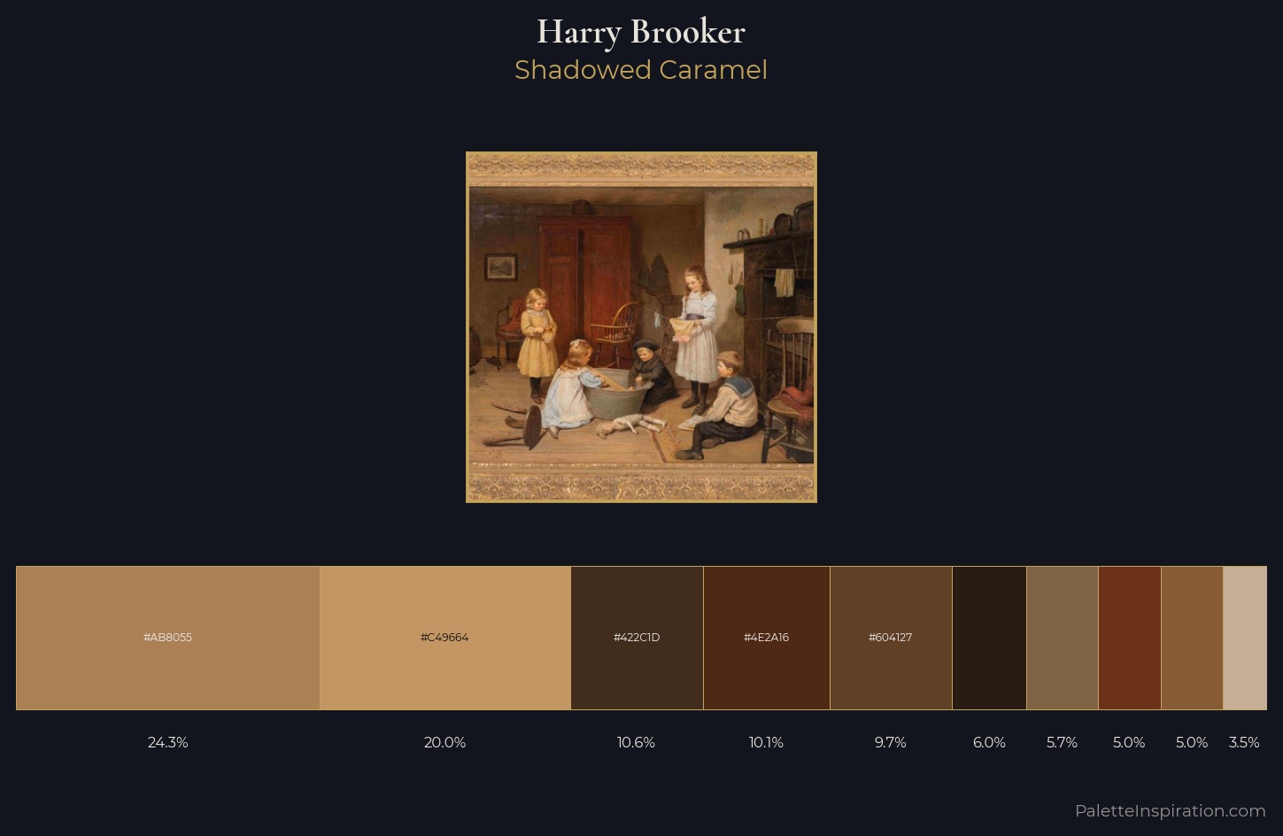 Harry Brooker Palette 3 — Shadowed Caramel
