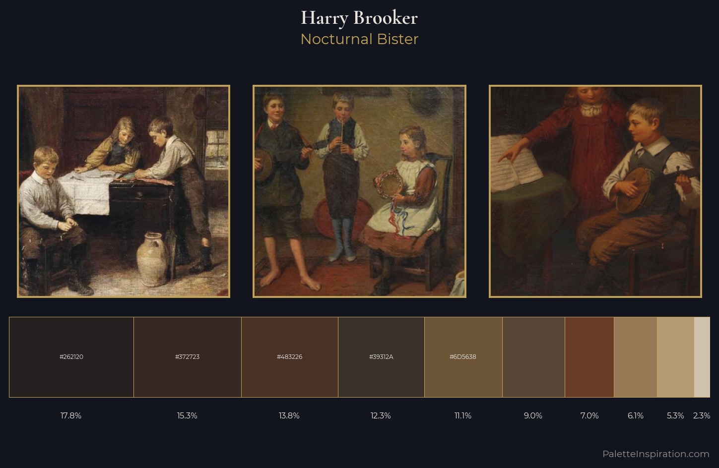 Harry Brooker Palette 4 — Nocturnal Bister