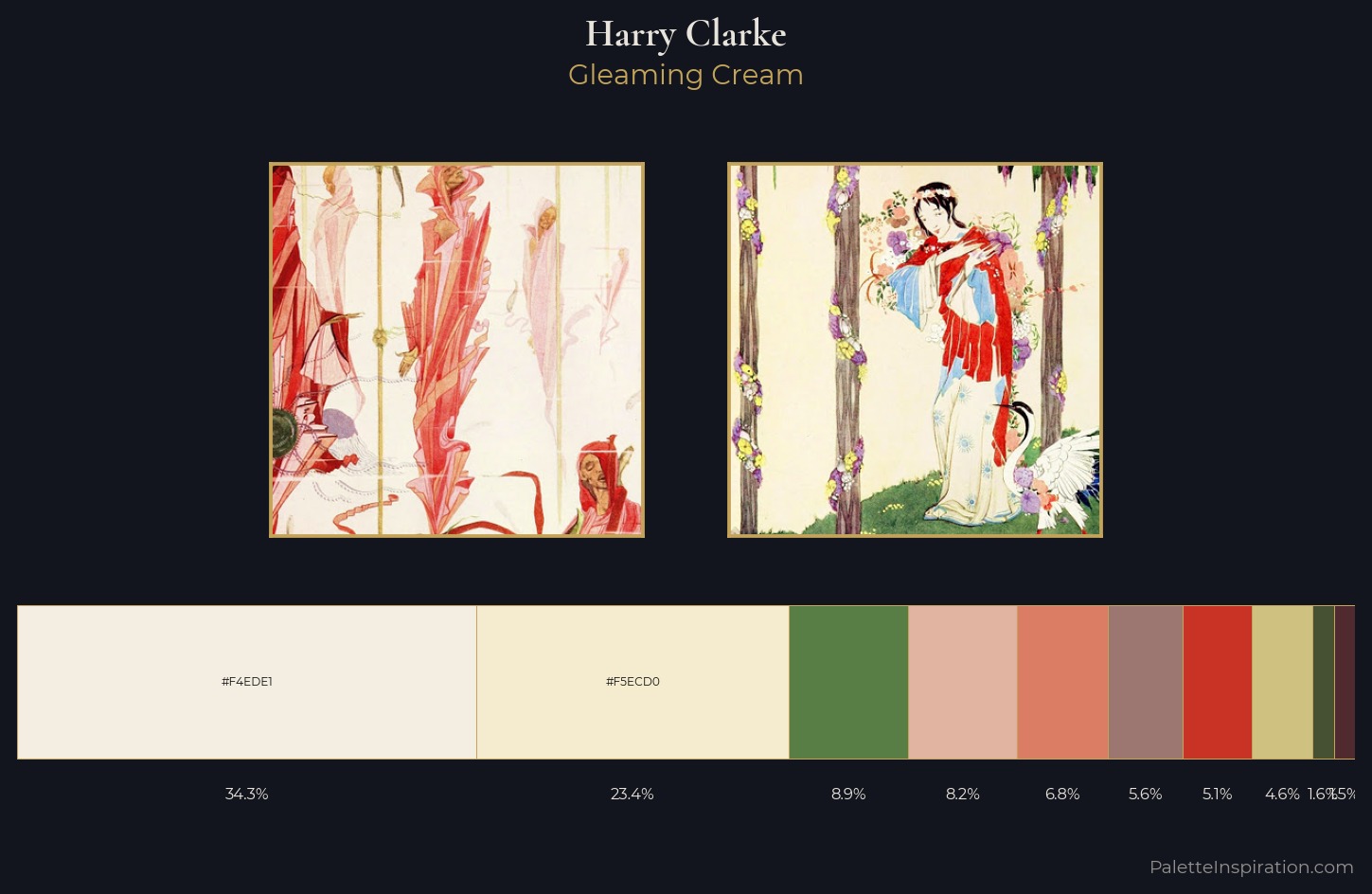 Harry Clarke Palette 2 — Gleaming Cream