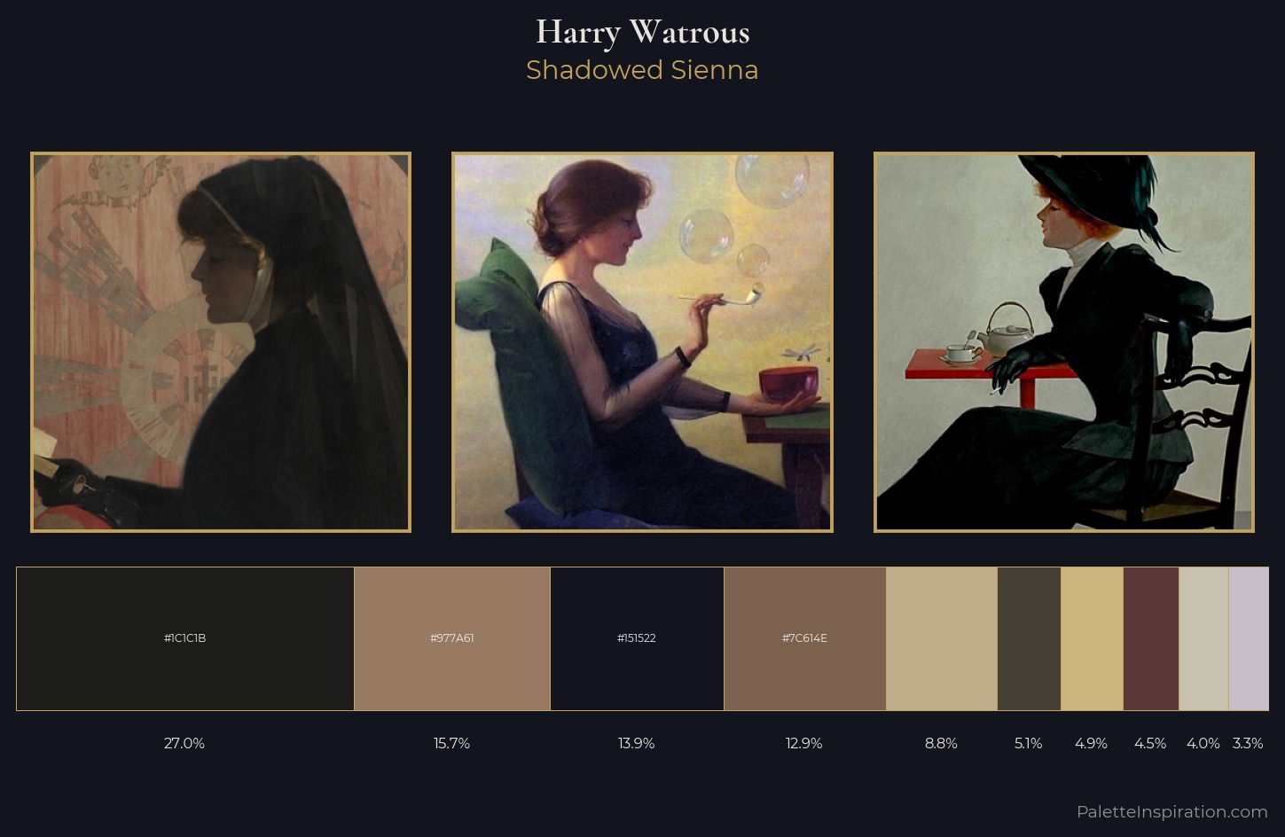 Harry Watrous Palette 3 — Shadowed Sienna
