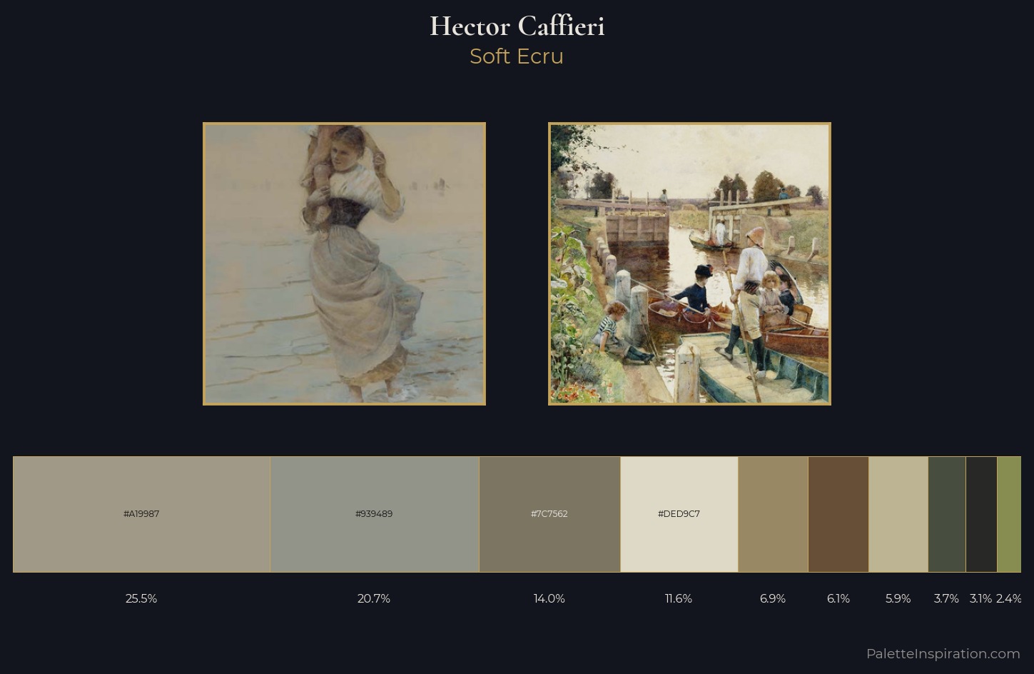 Hector Caffieri Palette 1 — Soft Ecru