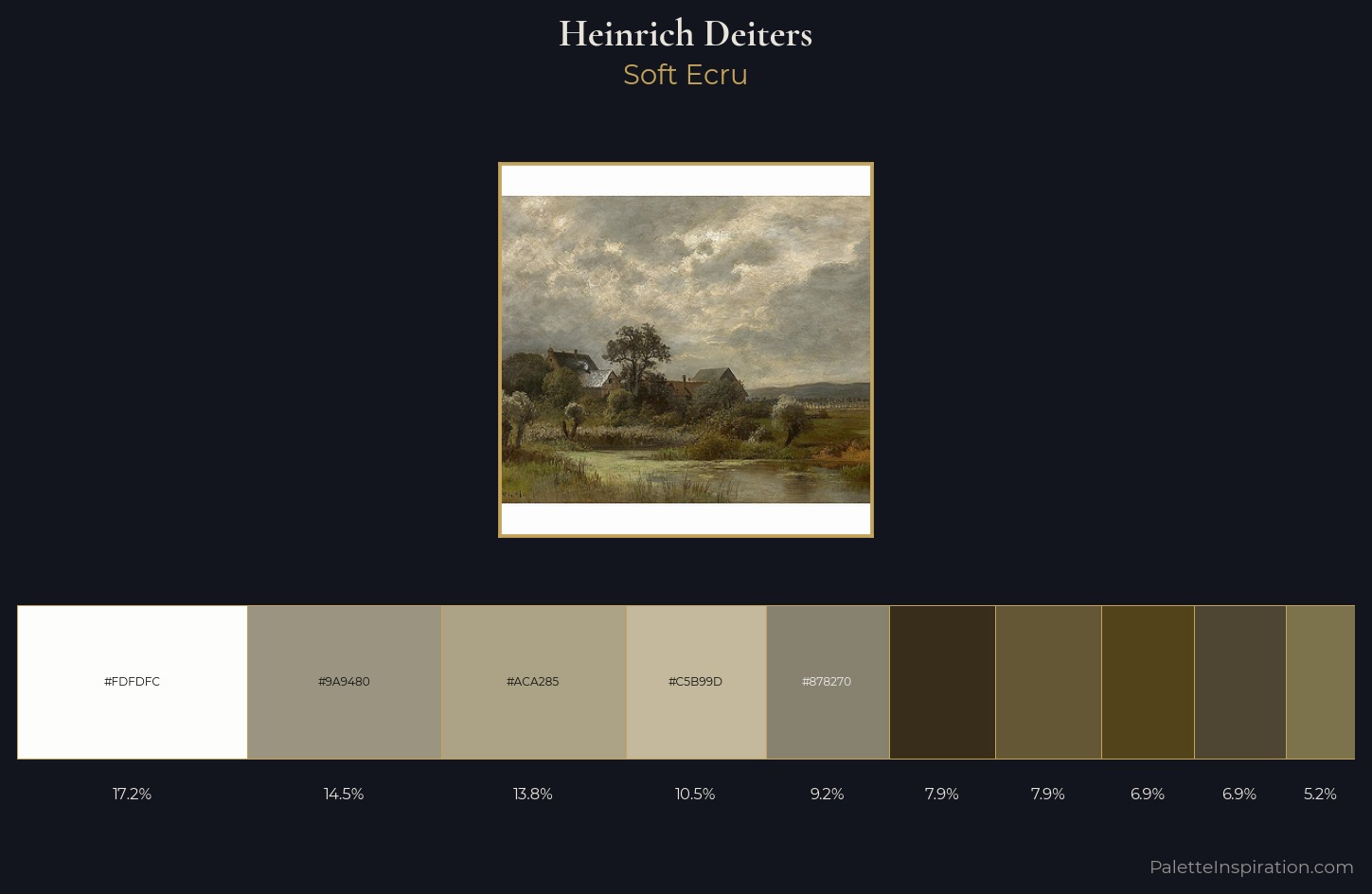 Heinrich Deiters Palette 2 — Soft Ecru
