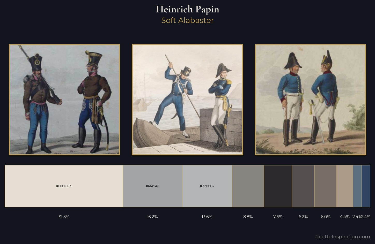 Heinrich Papin Palette 3 — Soft Alabaster