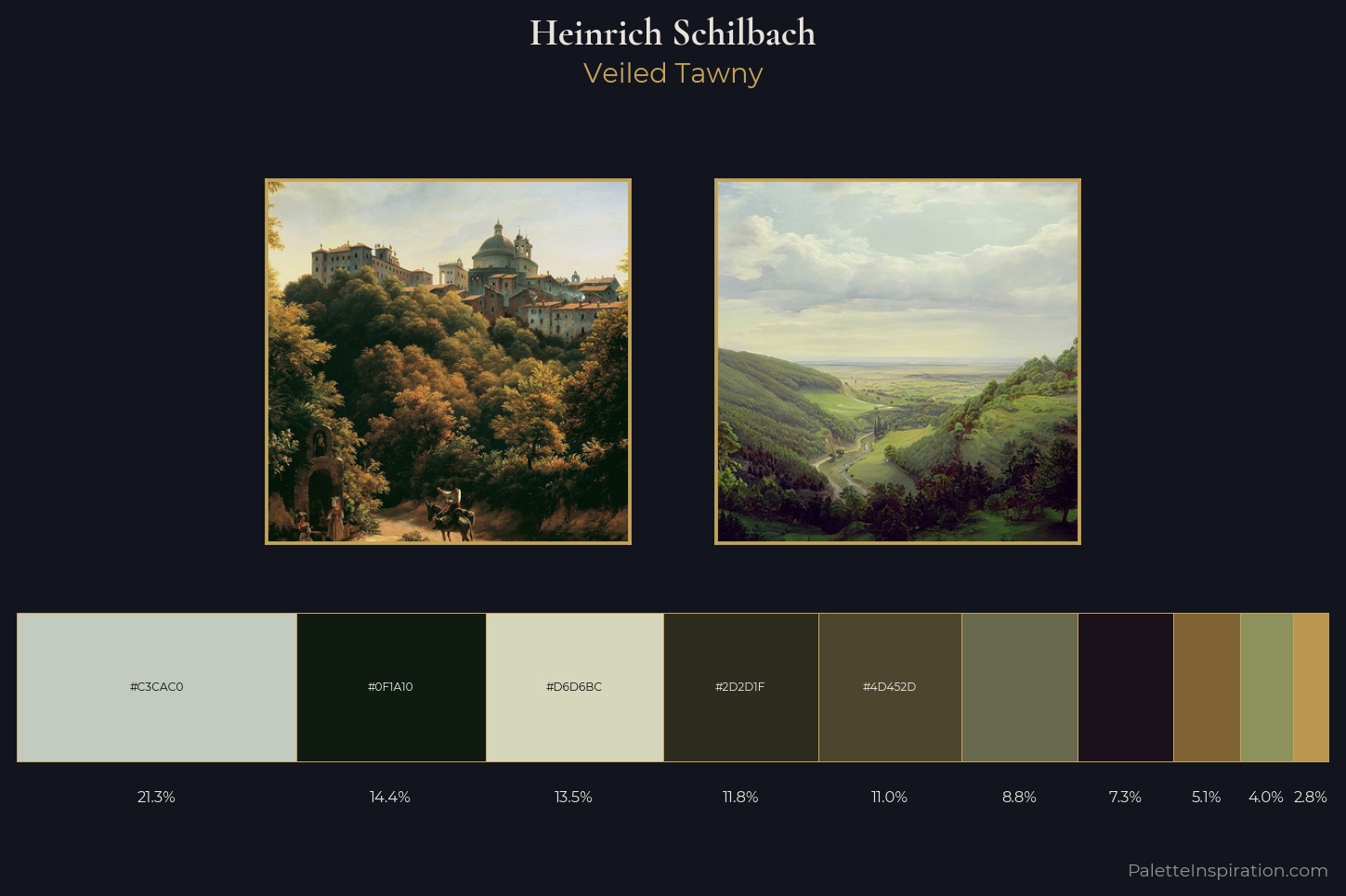 Heinrich Schilbach Master Palette — Veiled Tawny