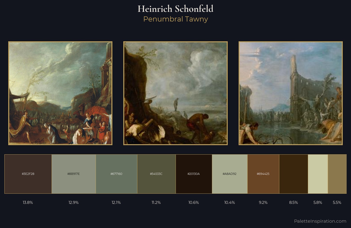 Heinrich Schonfeld Palette 4 — Penumbral Tawny