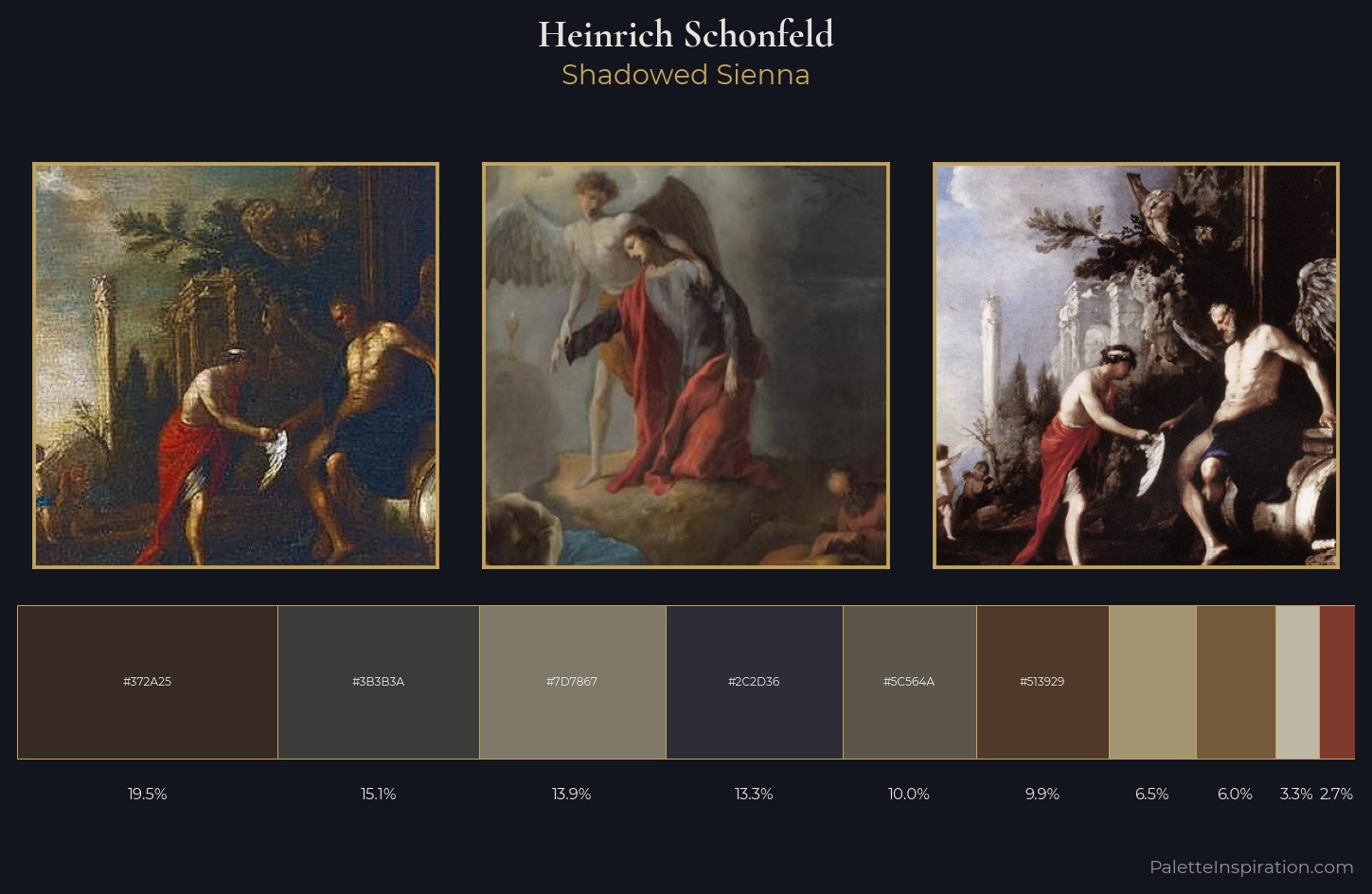 Heinrich Schonfeld Palette 5 — Shadowed Sienna