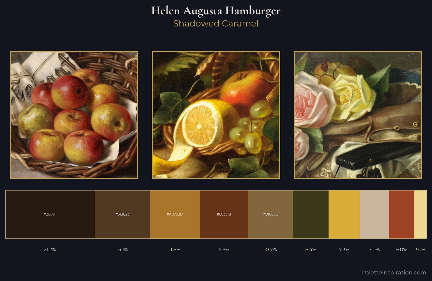 Helen Augusta Hamburger Palette 3 — Shadowed Caramel