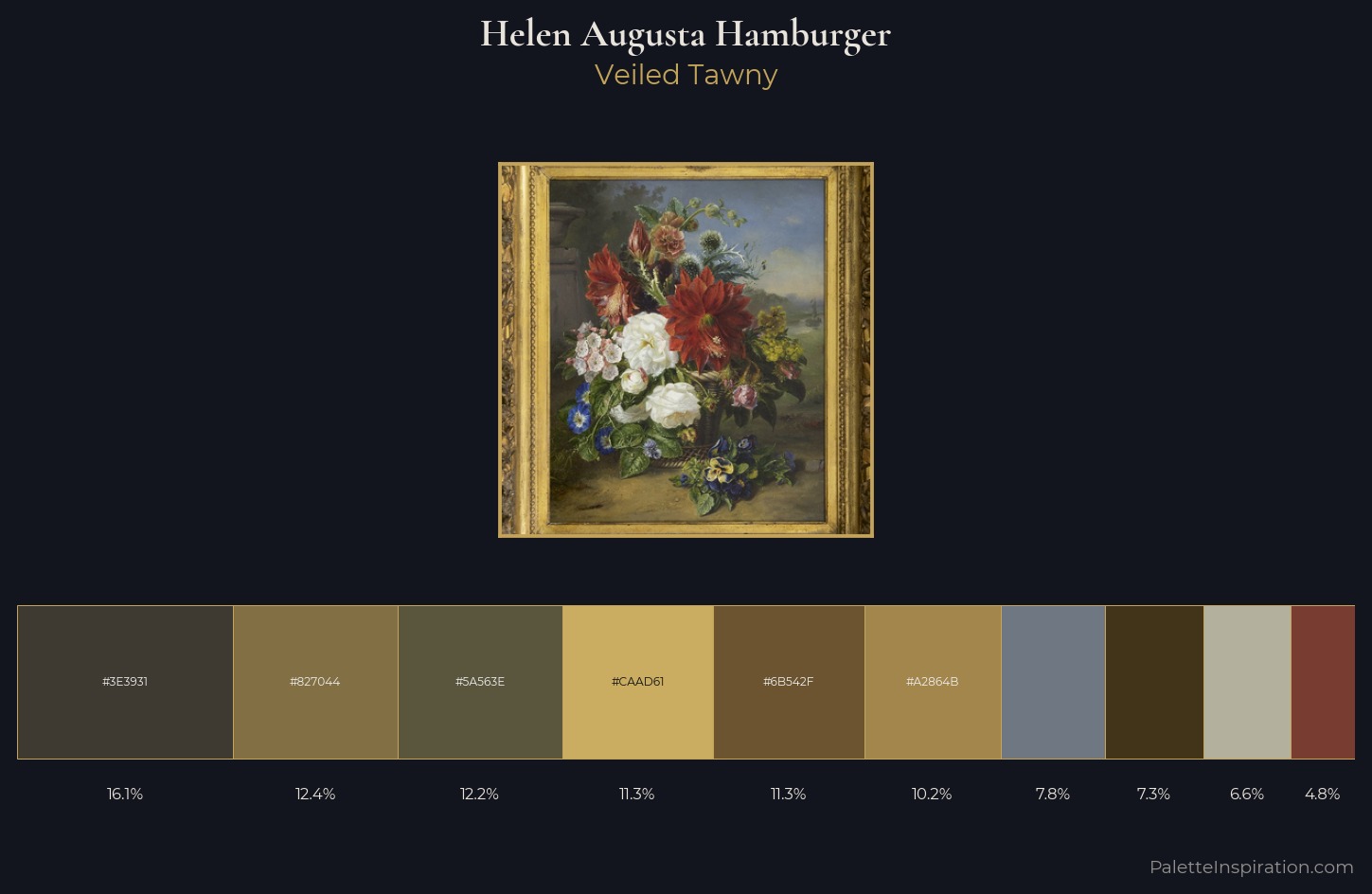 Helen Augusta Hamburger Palette 4 — Veiled Tawny
