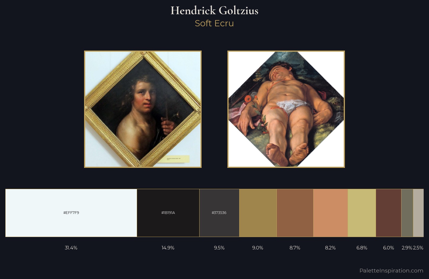 Hendrick Goltzius Palette 2 — Soft Ecru