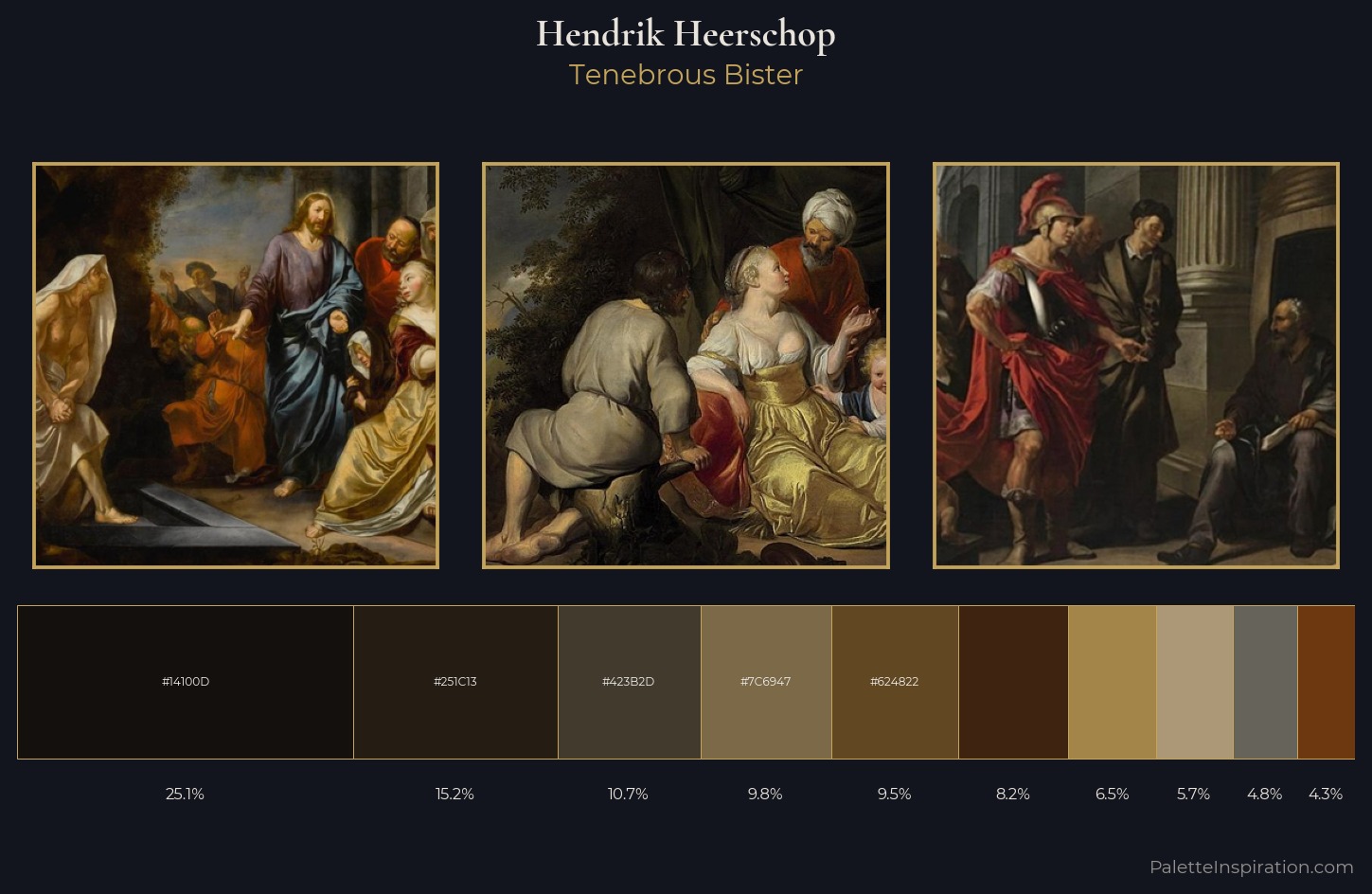 Hendrik Heerschop Palette 5 — Tenebrous Bister