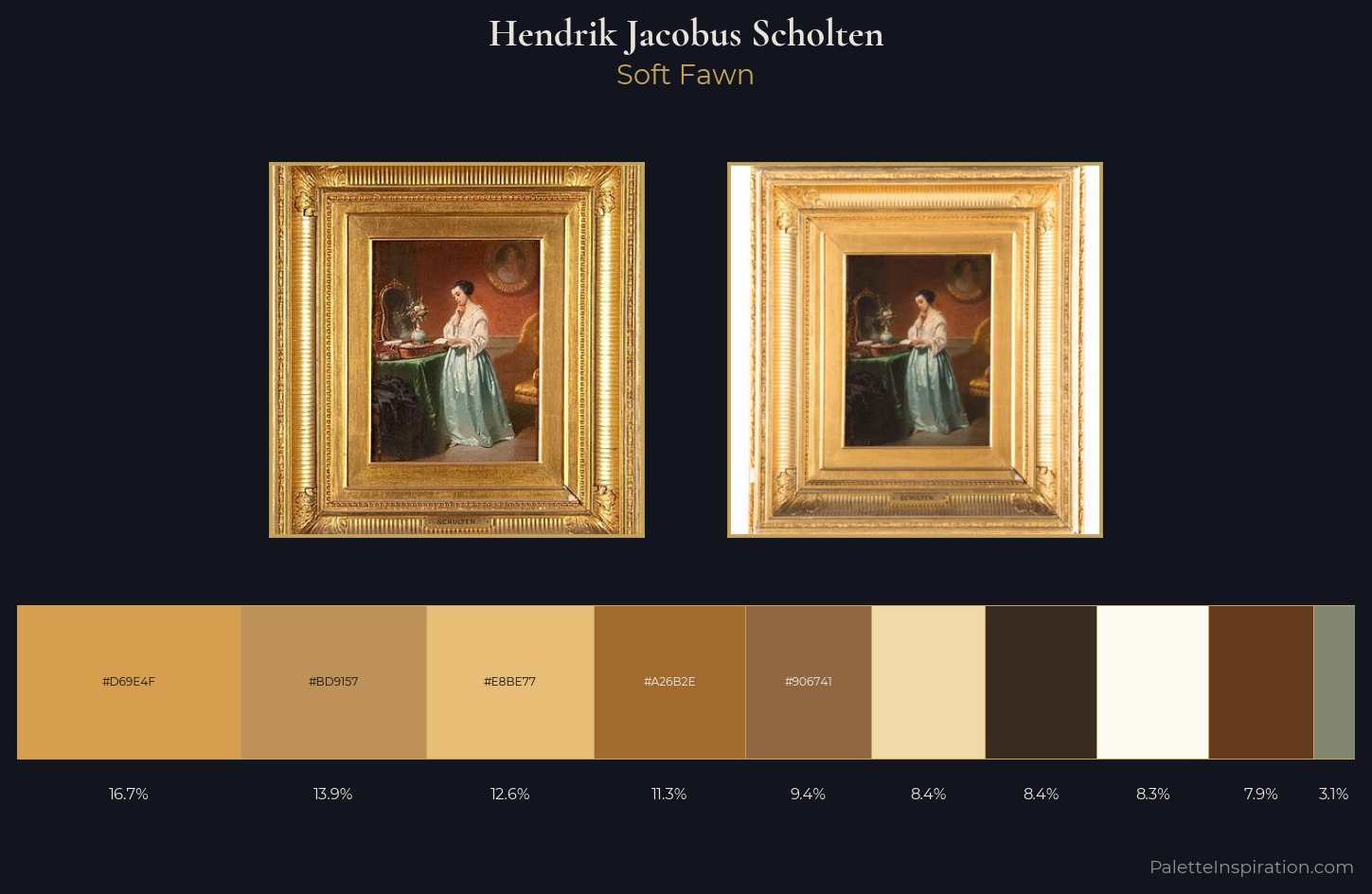 Hendrik Jacobus Scholten Palette 1 — Soft Fawn