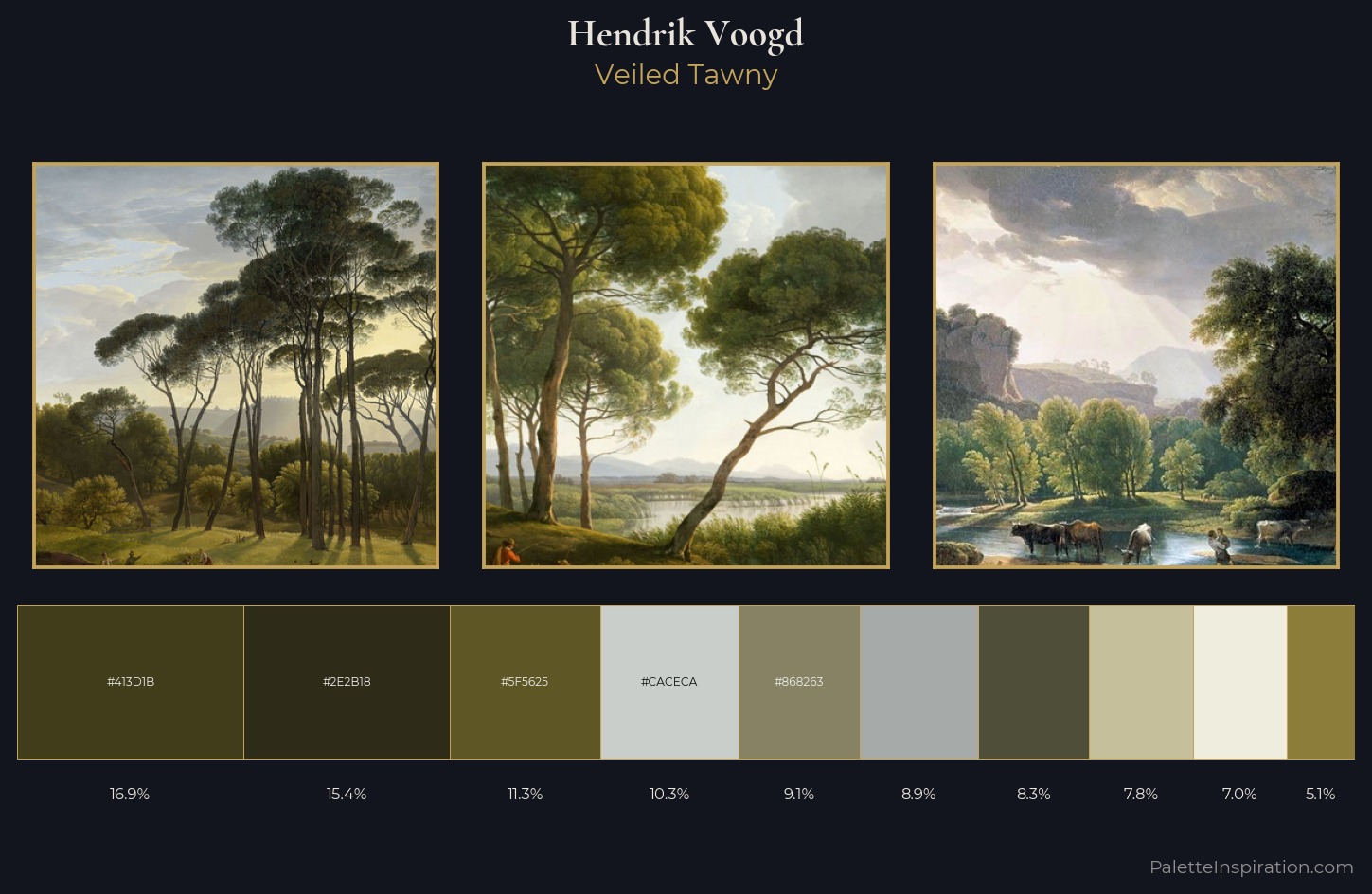 Hendrik Voogd Palette 1 — Veiled Tawny