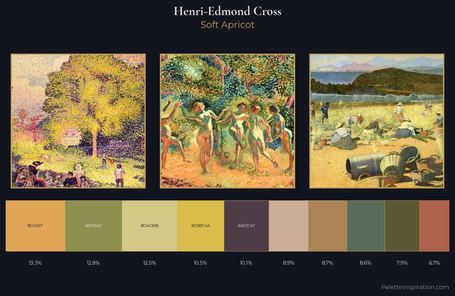 Henri-Edmond Cross Palette 4 — Soft Apricot
