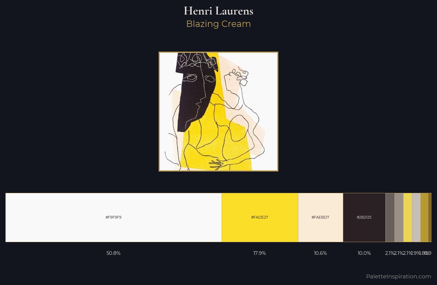 Henri Laurens Palette 1 — Blazing Cream