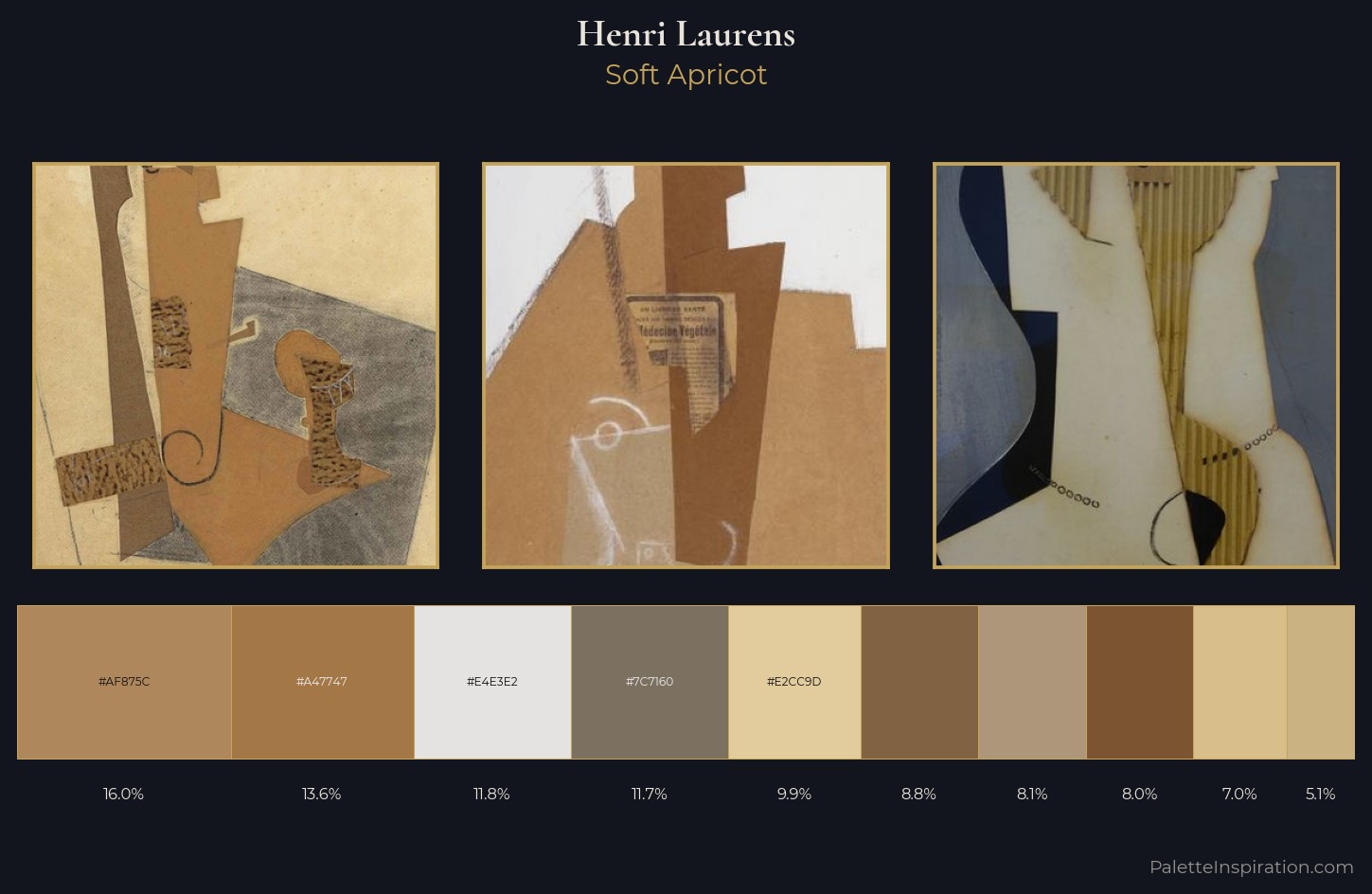 Henri Laurens Palette 2 — Soft Apricot