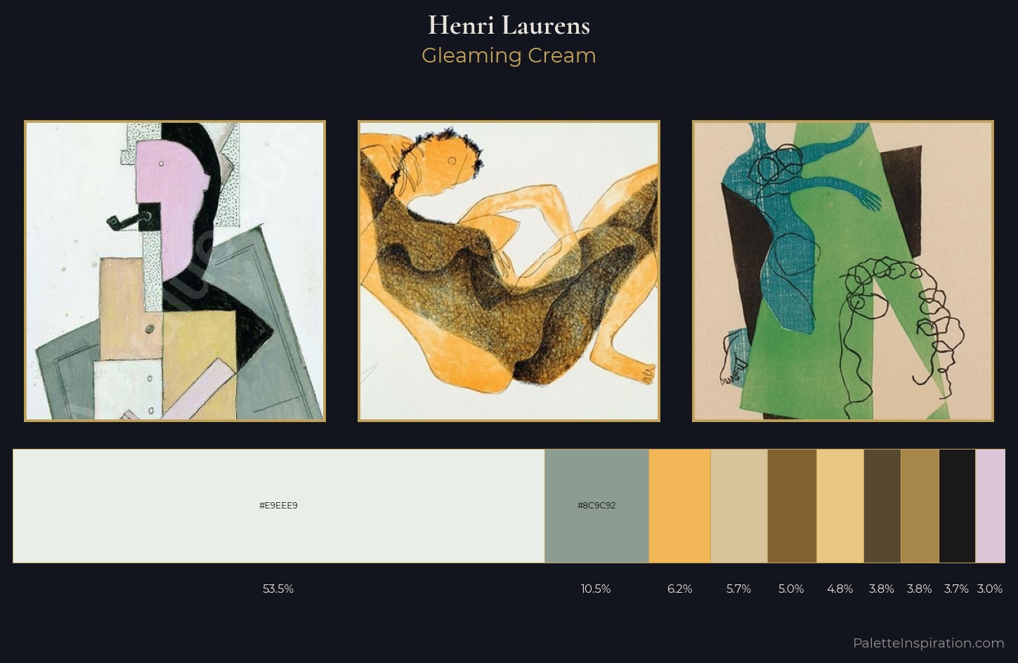 Henri Laurens Palette 3 — Gleaming Cream