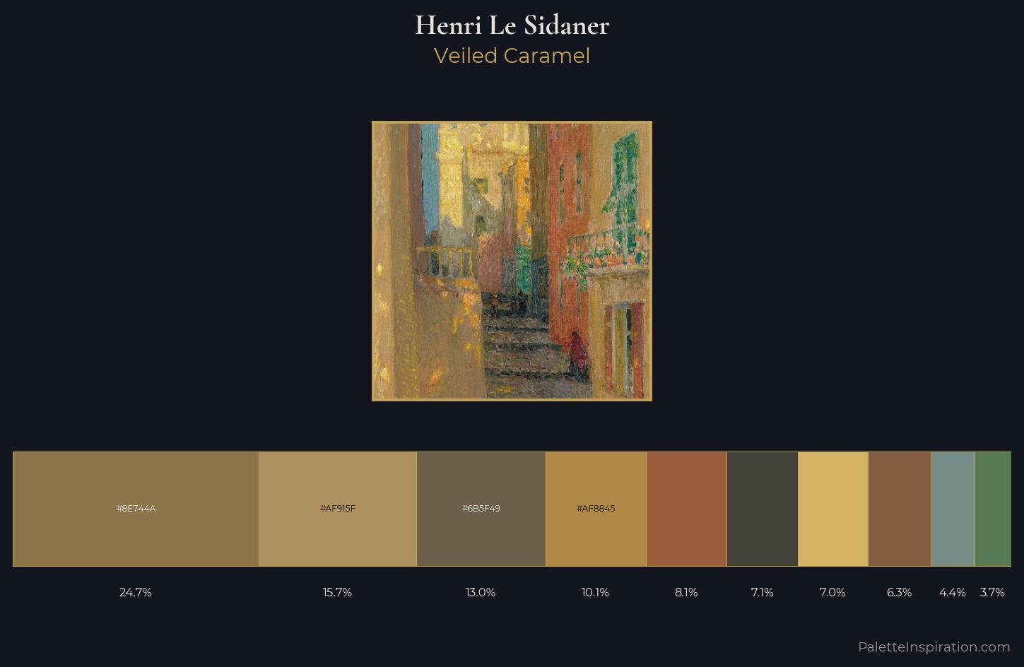 Henri Le Sidaner Palette 2 — Veiled Caramel