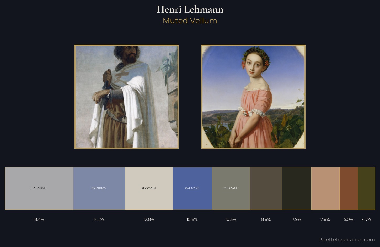 Henri Lehmann Palette 3 — Muted Vellum