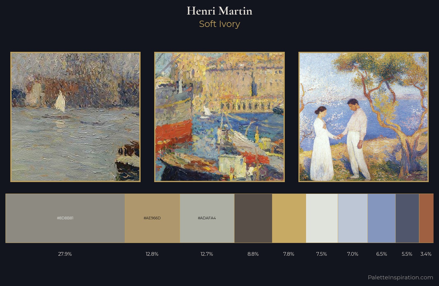 Henri Martin Palette 1 — Soft Ivory